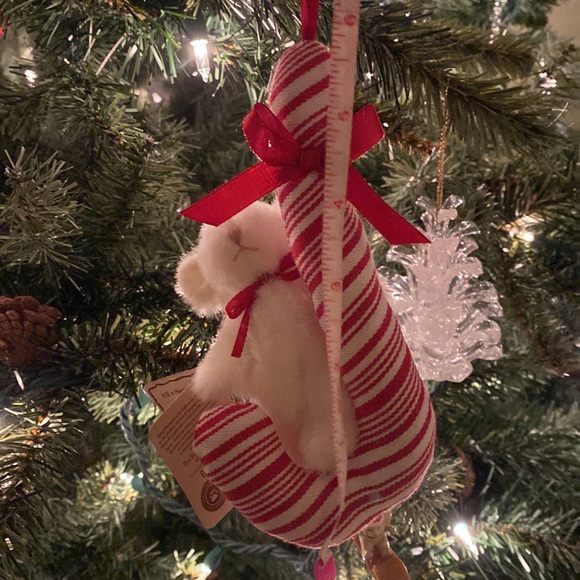 Boyds Mini Plush Christmas Ornament Pip Sweet Jointed Mouse with Tag - Picture 10 of 10